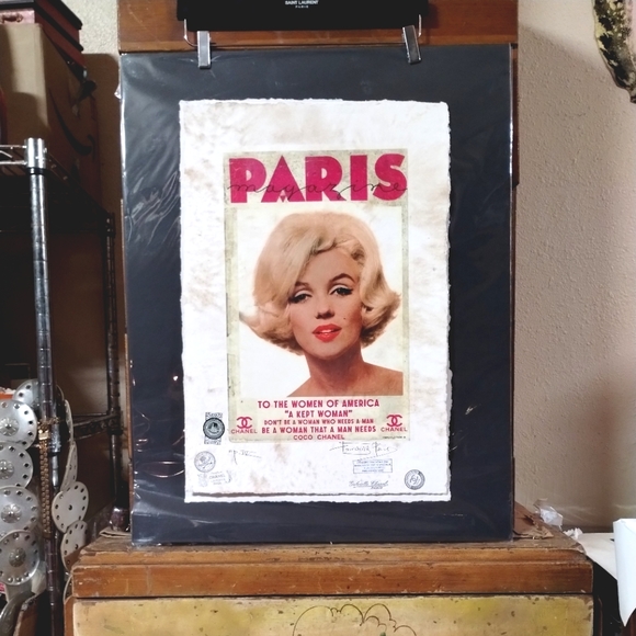 Marilyn Monroe, Paris Magazine, with Coco Chanel Quote..Print by Fairchild Paris - Picture 10 of 10